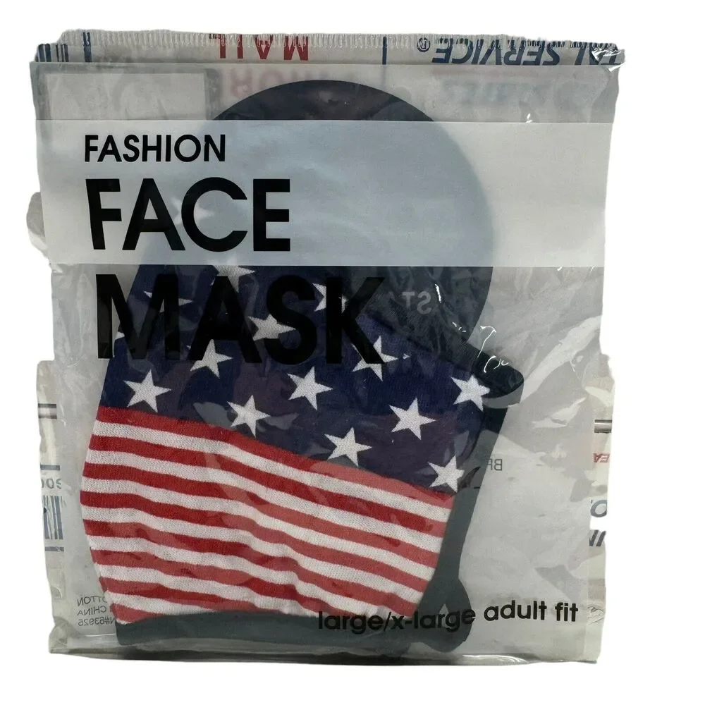 USA FACE MASK RED WHITE BLUE